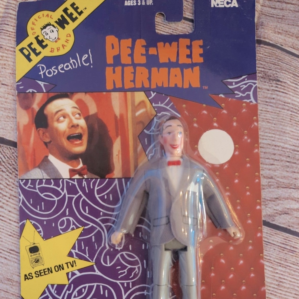 Pee-Wee Herman Playhouse Poseable Toy Figure Official Peewee Brand